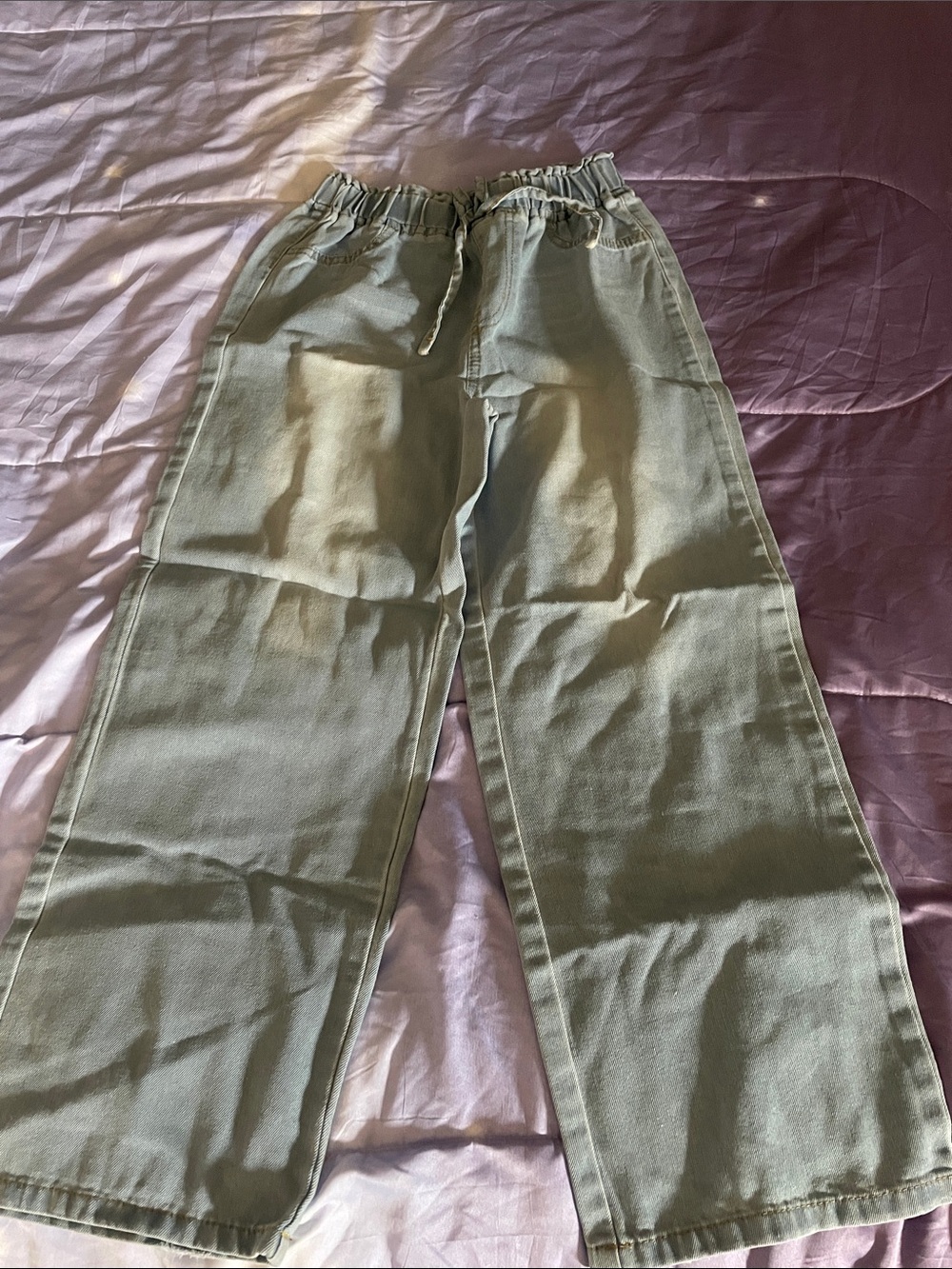 SHEIN Girls Cargo Drawstring Pants